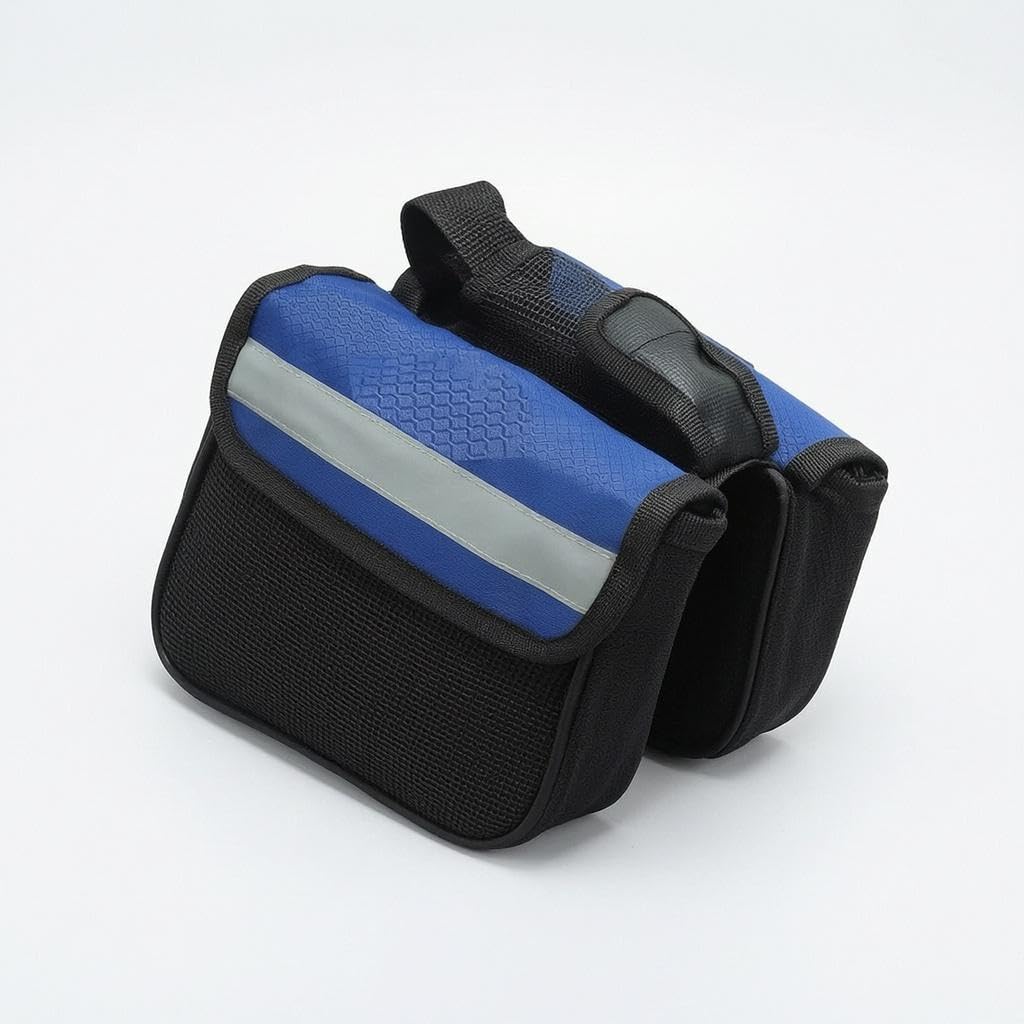 URJIX® Waterproof Bicycle Front Frame Bag, 4-in-1 Top Tube Pouch